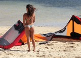 Kitesurf Freestyle New Caledonia Rita Arnaus sexy sport woman