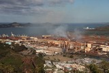 Usine de nickel à Nouméa Nouvelle-Calédonie SNL