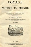 livre Voyage pittoresque autour du monde 1834 Résumé général des voyages de découvertes Dumont d'Urville Capitaine de Vaisseau Nouvelle-Calédonie