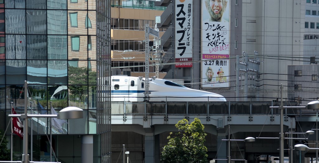 Japan Railway Company Tokyo Osaka Shinkansen bridge Japan