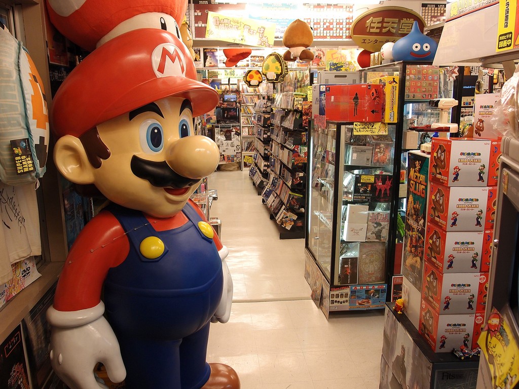 Game One Mario bros Game boy super potato Tokyo Japon