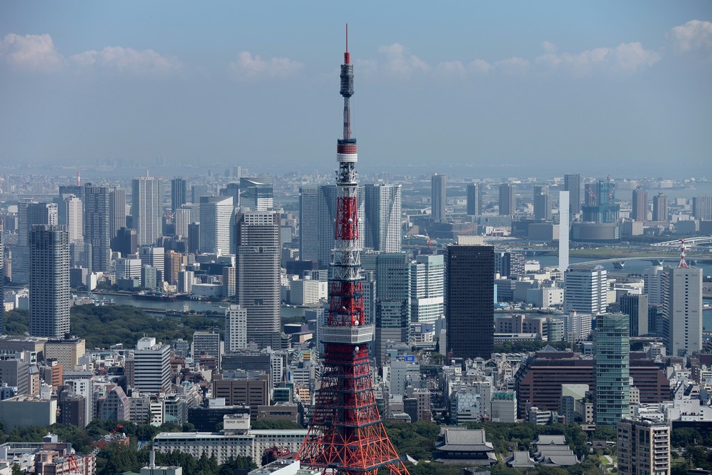 Tokyo Tower communications observation Shiba Park Minato Tokyo Japan 東京タワー