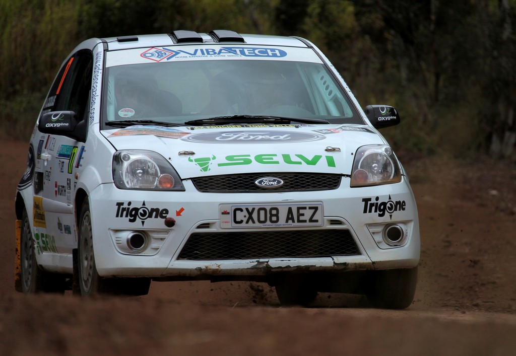 Ford fiesta rally CX08 AEZ Pilote CAZALAS Adrien Copilote CALVET Charles Rallye de Nouvelle-Calédonie 2014