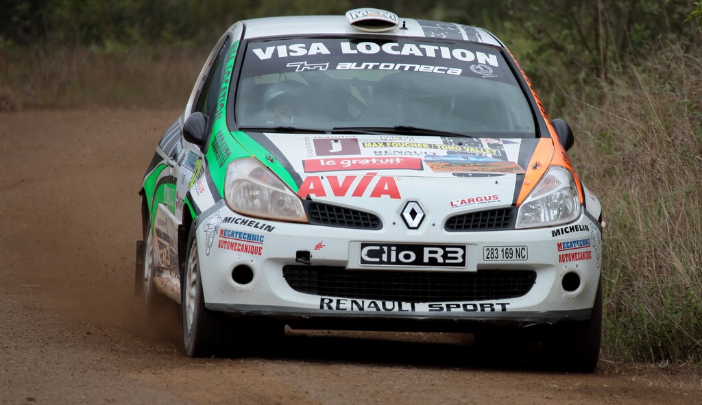 Rally Nouvelle-Calédonie 2014 Clio R3 compétition automobilie