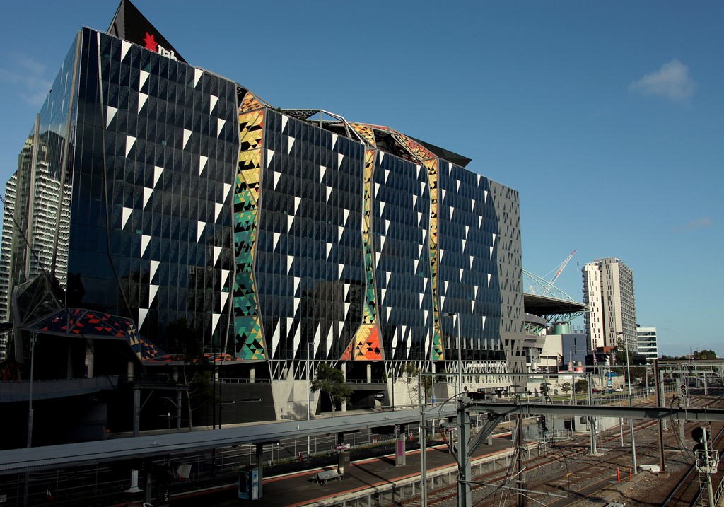 Building close to the railway station Melbourne Australia