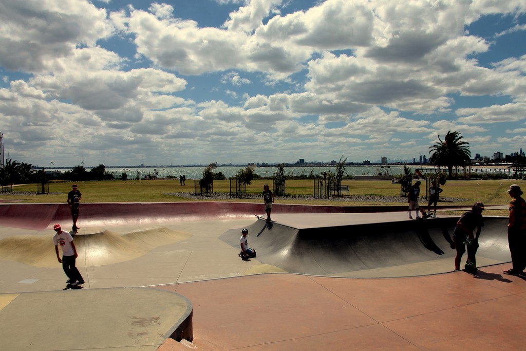 Skate park Melbourne Australia sport