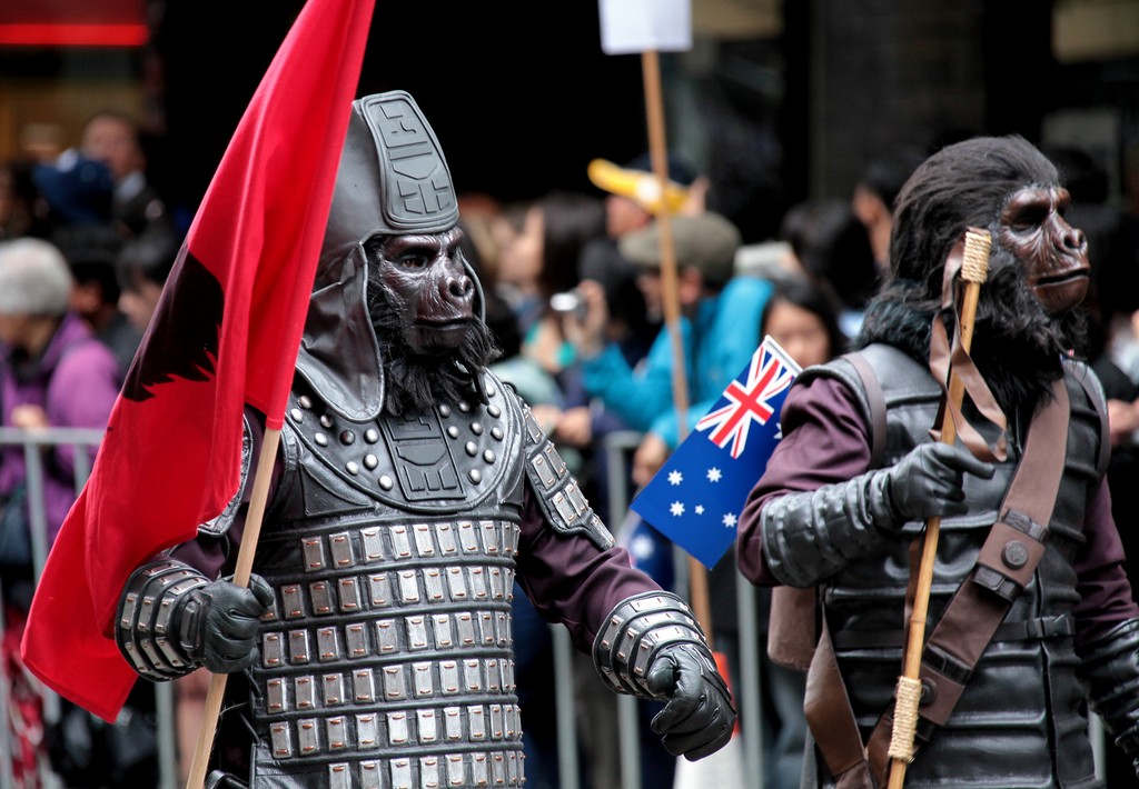 Australia Day 2015 Melbourne Victoria star war
