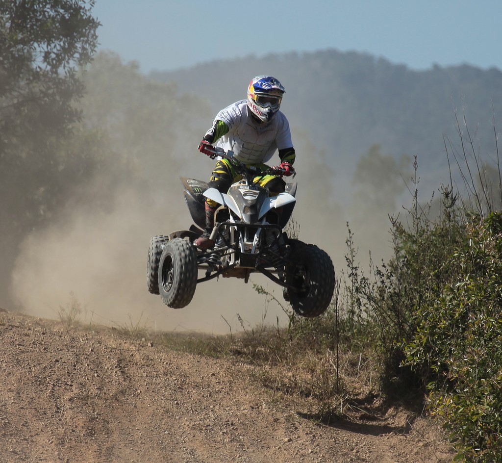 Jump quad cross ATV New Caledonia competition