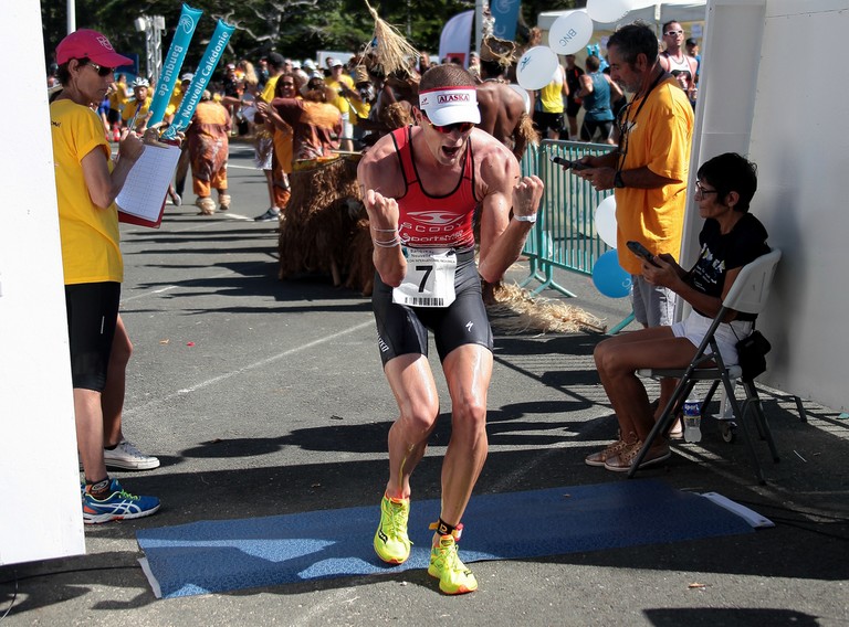 Triathlon Nouméa 2016 photographie vainqueur