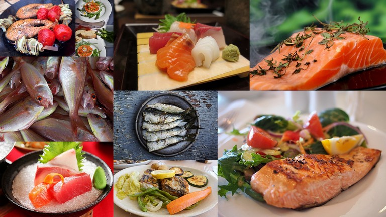 Cuisiner le poisson, crevette, saumon, sardine, langouste