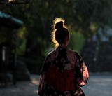 Yukata 浴衣 Japanese woman Traditional kimono geisha 芸者 Tokyo Japan