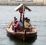 Abras Bateau traditionnel creek Dubai Emirats Arabes Unis