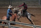 Monte de cheval sauvage bronc riding Foire de Bourail 2012 Nouvelle-Calédonie